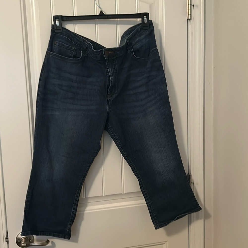 Denim capris